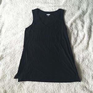 Old Navy Black XS Tank Top with Pocket